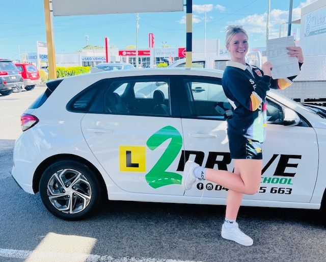 Driving Class Completion — L2Drive Driving School in Warwick, QLD